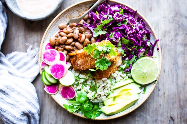Baja Fish Taco Bowls Feasting At Home