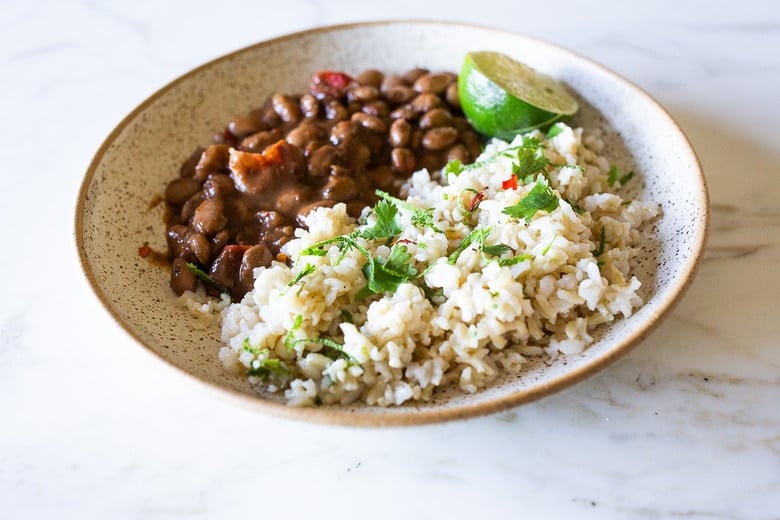 rice and beans 
