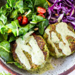 These Broccoli Quinoa Cakes can be made in 30 minutes & are a delicious healthy meal that your whole family will love!