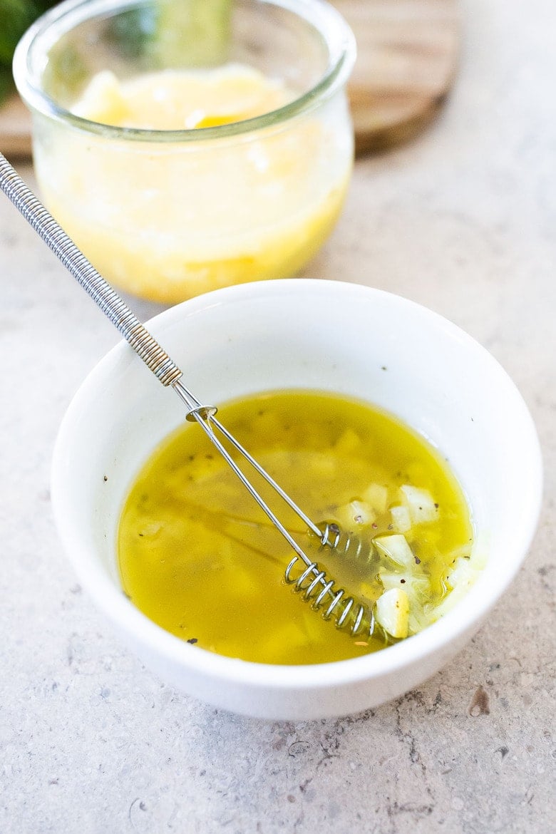 preserved lemon dressing.