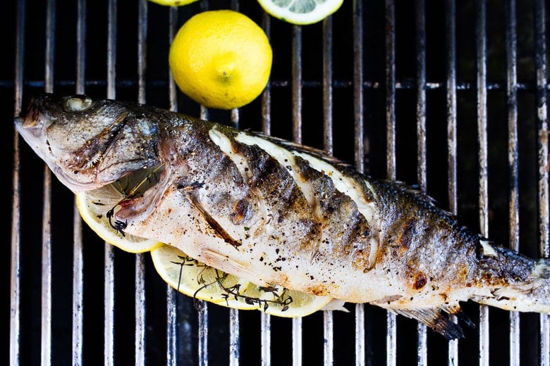 how to grill Branzino