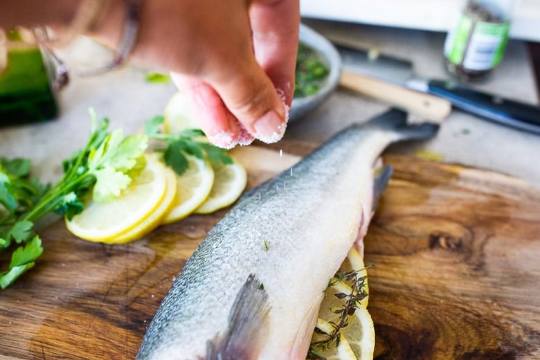 how to grill Branzino