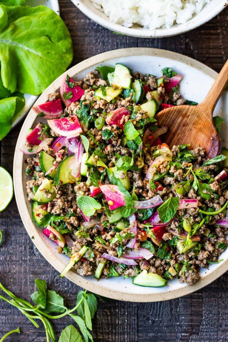 Thai Larb Salad (Larb Gai)