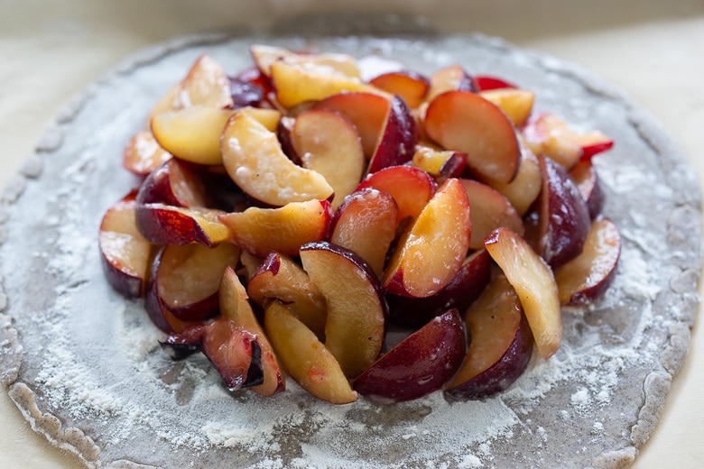 how to make a plum galette 