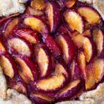 A simple recipe for Plum Galette with Buckwheat Crust with a hint of cardamon. A light and delicious summer dessert.