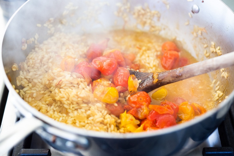 how to make tomato risotto 