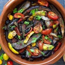 Meltingly Tender Moroccan Eggplant