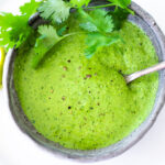 Peruvian Gren sauce in a bowl