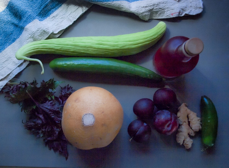 plum salad ingredients 