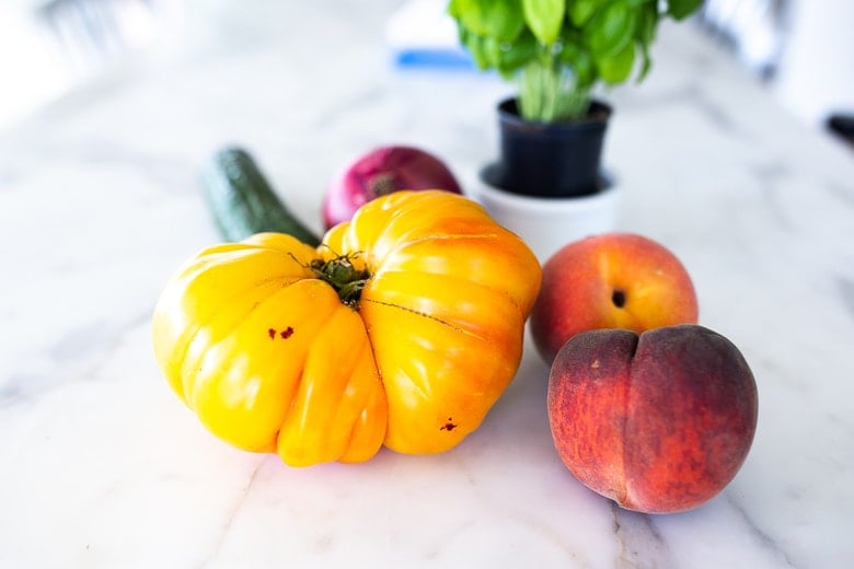 peach tomato gazpacho ingredients