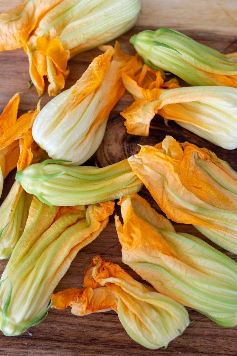 squash blossoms