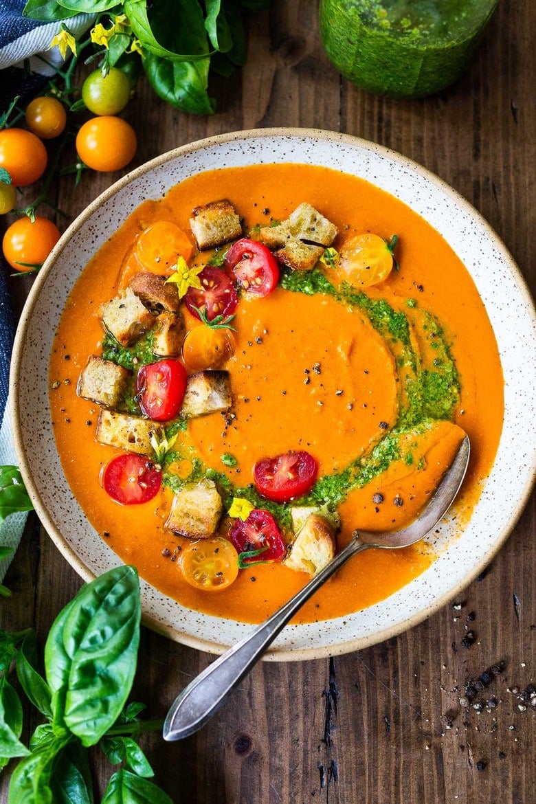 Simple Tomato Soup Feasting At Home