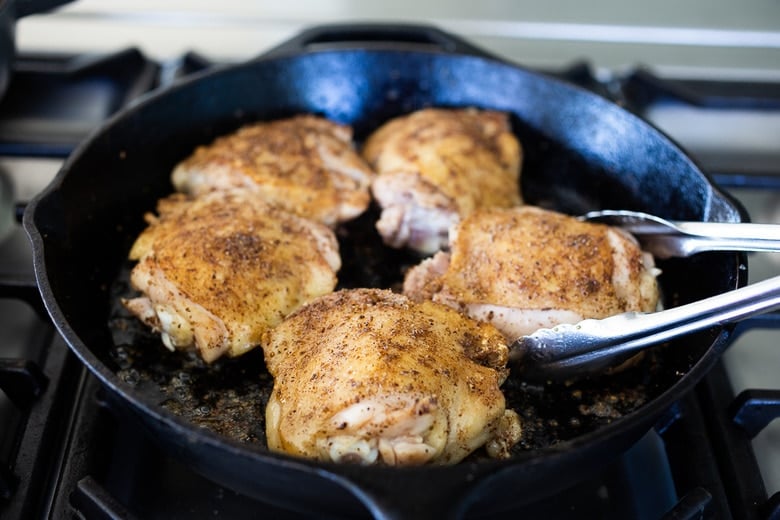 Pan Searing Five-Spice chicken 