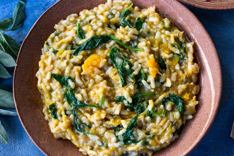  Butternut Squash Risotto ( Instant pot or stove-top) 