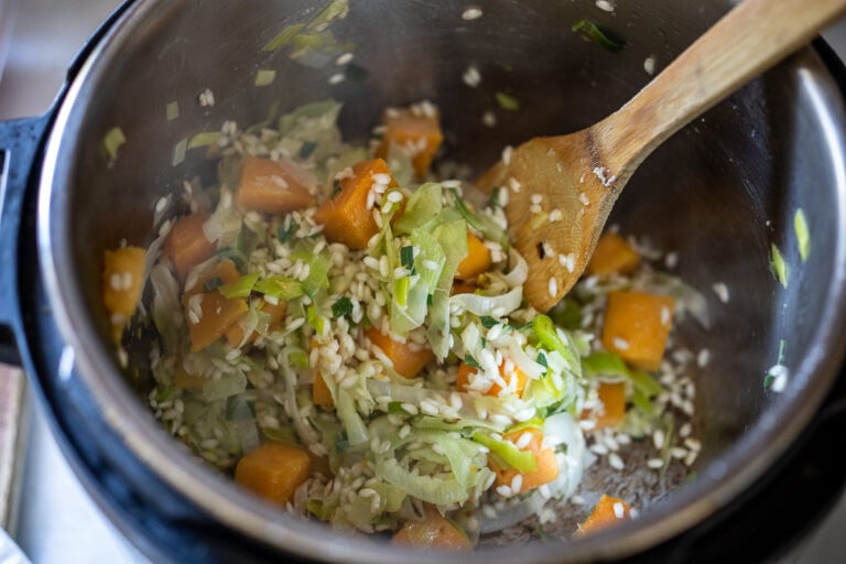 Butternut Squash Risotto (Video) | Feasting At Home