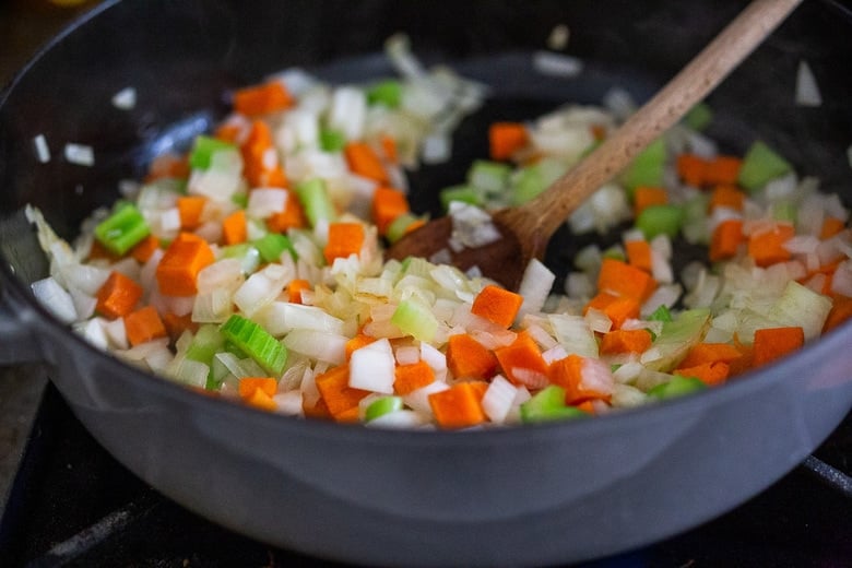 This recipe for Simple Braised French Lentils is nourishing and comforting and a delicious healthy side dish that pairs well with so many things! Leftovers can be frozen, or turned into a salad! #lentils #Frenchlentils #lentilrecipes