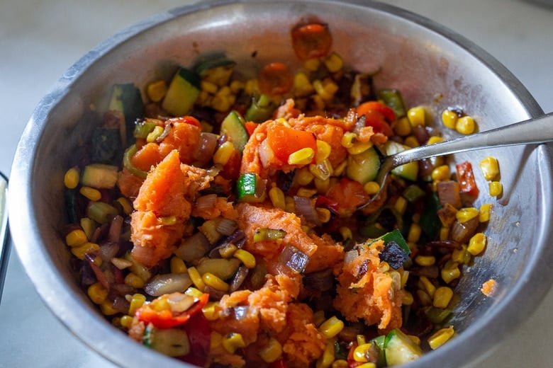 filling for baked sweet potatoes 