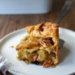 A simple recipe for Pannekoeken, a baked apple pancake hailing from the Netherlands, this version is infused with cardamom and nutmeg and puffs up dramatically in the oven. A delicious weekend breakfast or brunch.