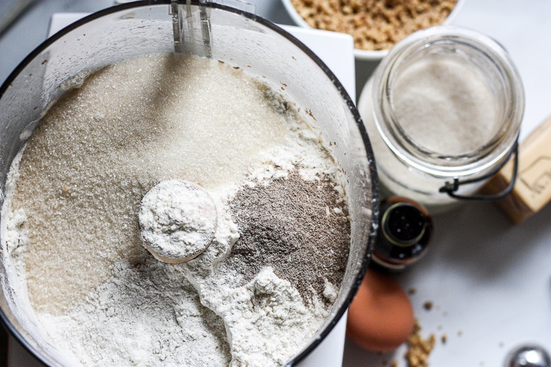 mixing the dough