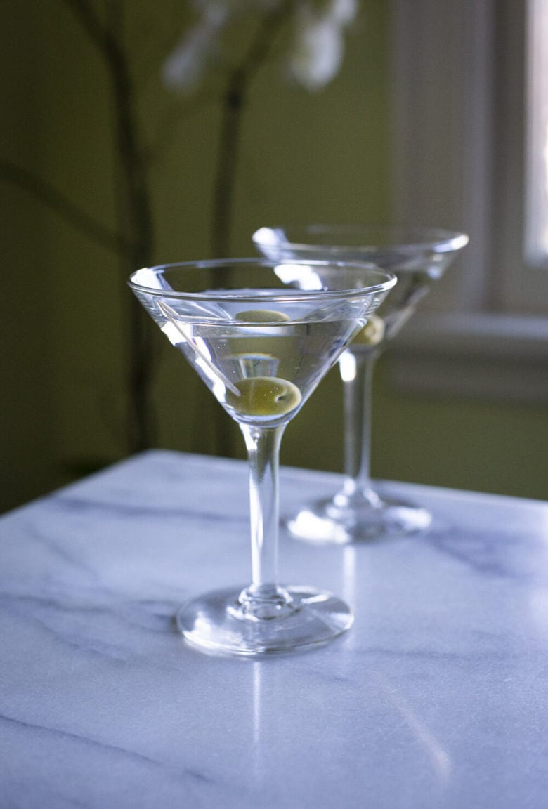 How to make a classic, Dry Gin Martini that would've made Winston Churchill proud - we skip the vermouth entirely to better feature the clean and complex characteristics of today's top-shelf gins. #ginmartini #drymartini #martini