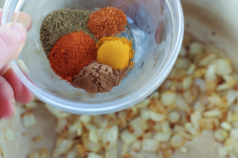 add the spices