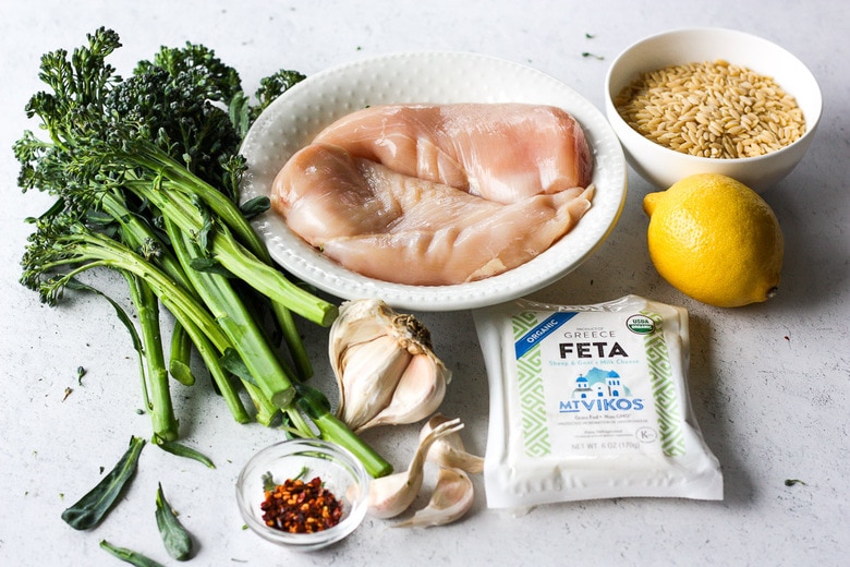 ingredients in broccoli baked broccoli chicken.