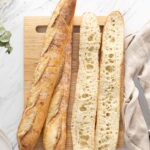 How to Make a Baguette! This sourdough baguette is everything you want in the French classic--a crunchy crust, an open, airy crumb, and lots and lots of flavor. And it’s easier to make than you think! Eat it plain, slathered in butter, or serve it with your favorite soup.