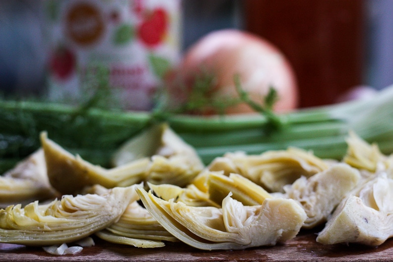 canned artichoke hearts