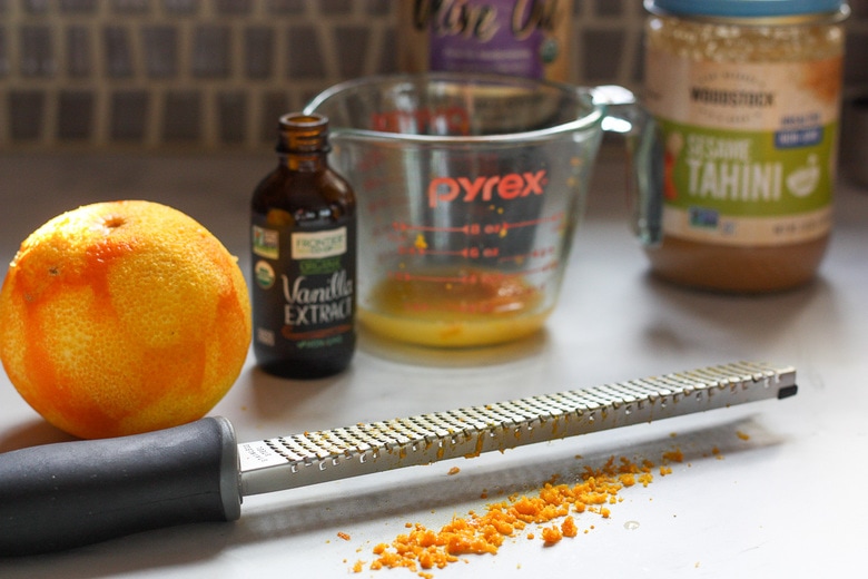 orange zest gives good flavor!