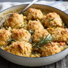 Herby Chicken Pot Pie with Easy Biscuit Crust-image