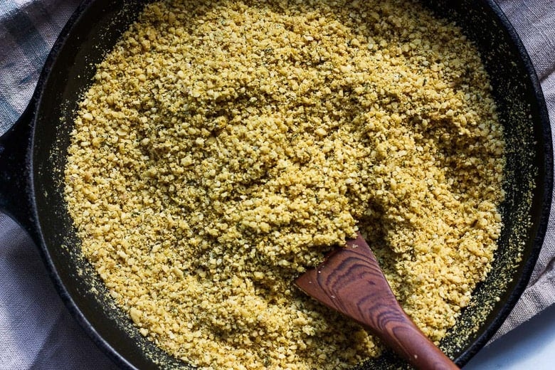 toast in a dry skillet until fragrant and golden, about 7 minutes. 