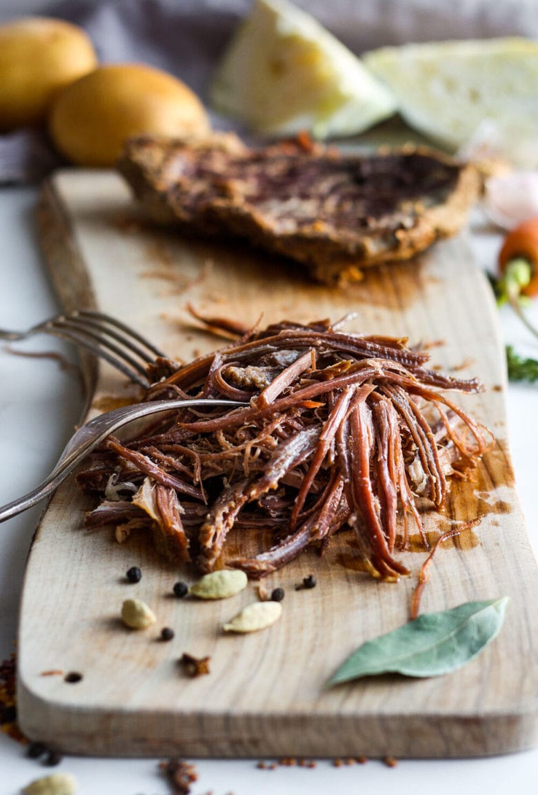 How to make your own naturally-cured Corned Beef without nitrates.  It is easier and healthier than you may think! Allow one-week curing time. #cornbeef #stpatricksday #irishfood