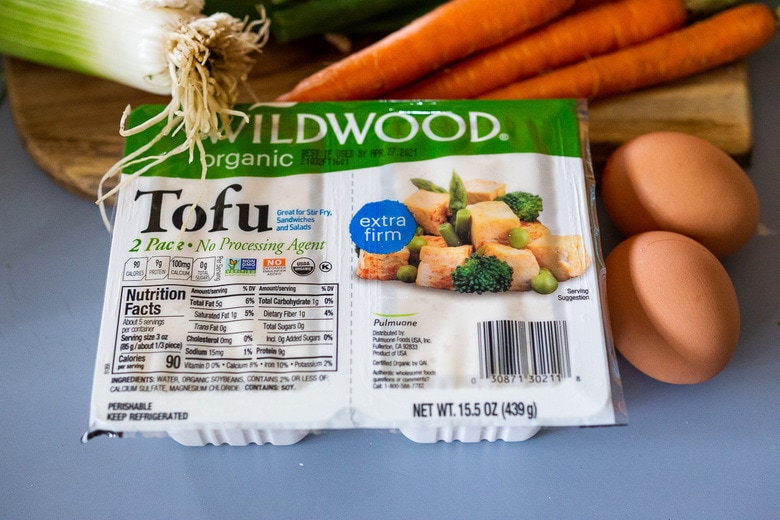 to make vegan fried rice, try scrambling tofu.