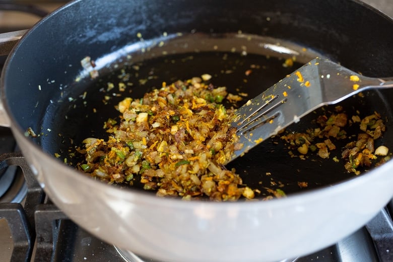 get the shallot chili mixture really golden. 
