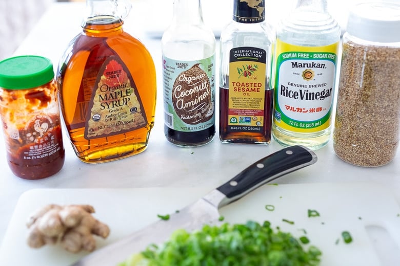 Asian Cucumber Dressing Ingredients!