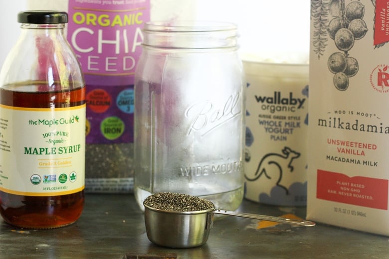 chia measurement and water