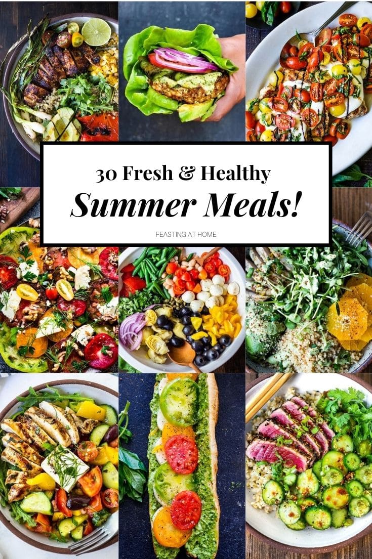 30 Fresh & Healthy Summer Dinner Ideas!