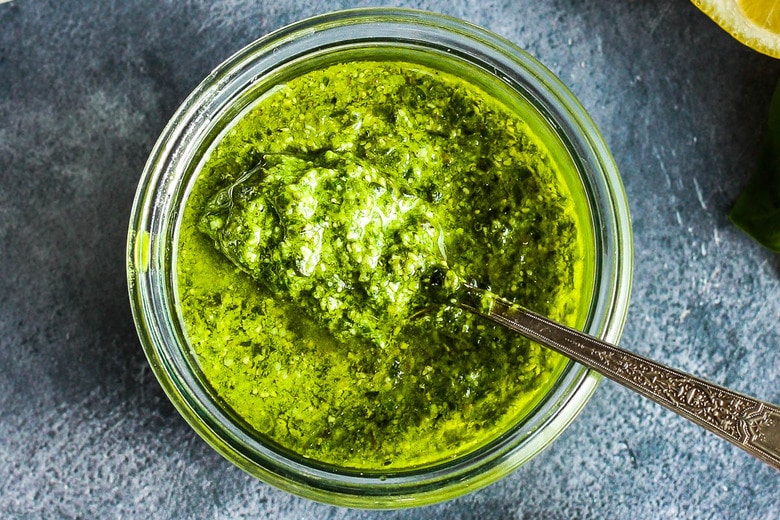 nut-free basil pesto