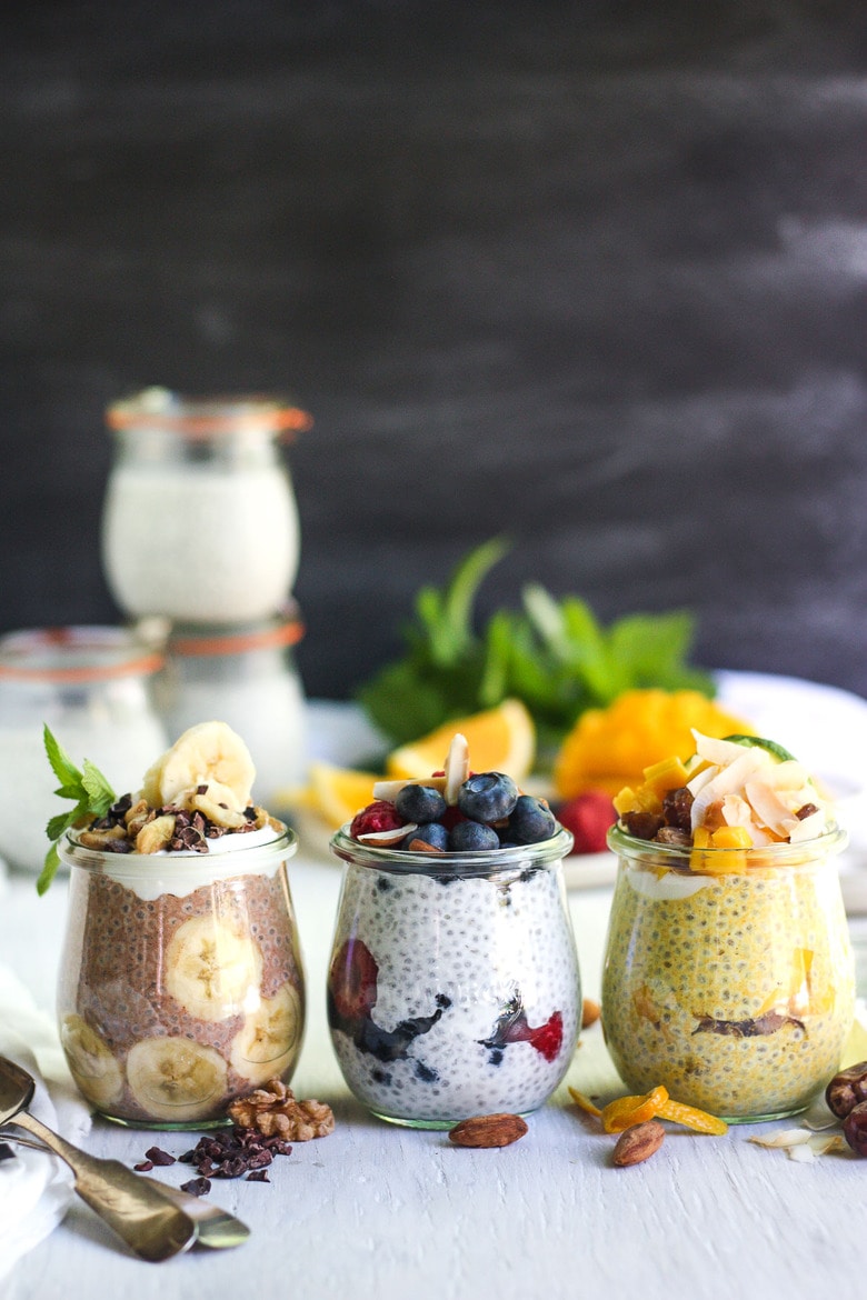 Chia Pudding with Greek Yogurt | Feasting Home