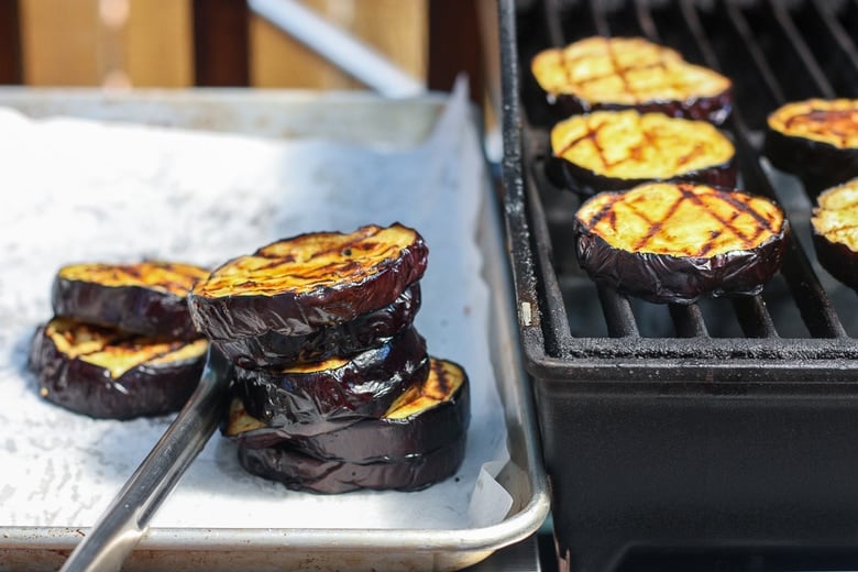 grilling eggplant