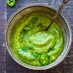 You'll want to put this Avocado Salsa with jalapeño, cilantro and lime on everything! It's vegan, flavorful and EASY! #avocadosalsa