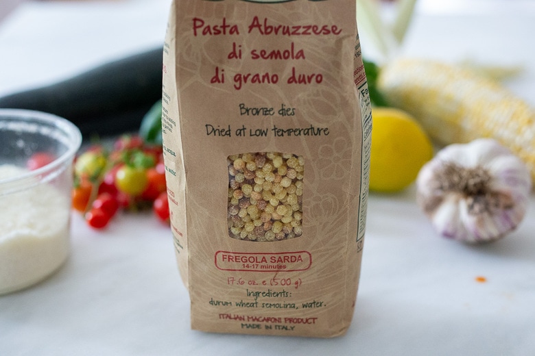 Fregola Sarda in a bag