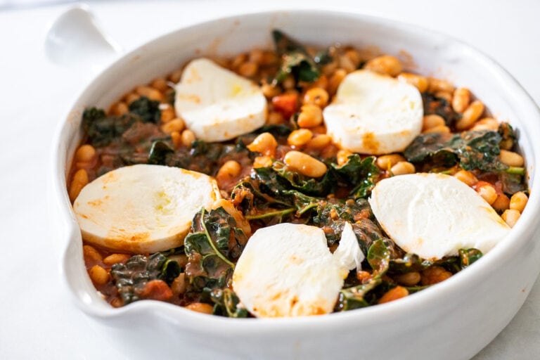 Italian Baked Beans and Greens with Tuscan Kale Feasting At Home