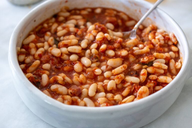 Italian Baked Beans and Greens with Tuscan Kale Feasting At Home