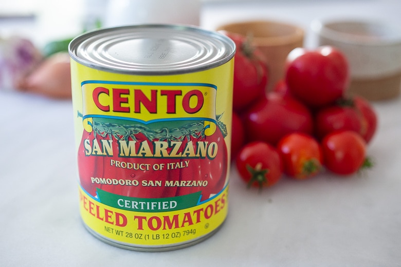 use canned tomatoes or fresh tomatoes 