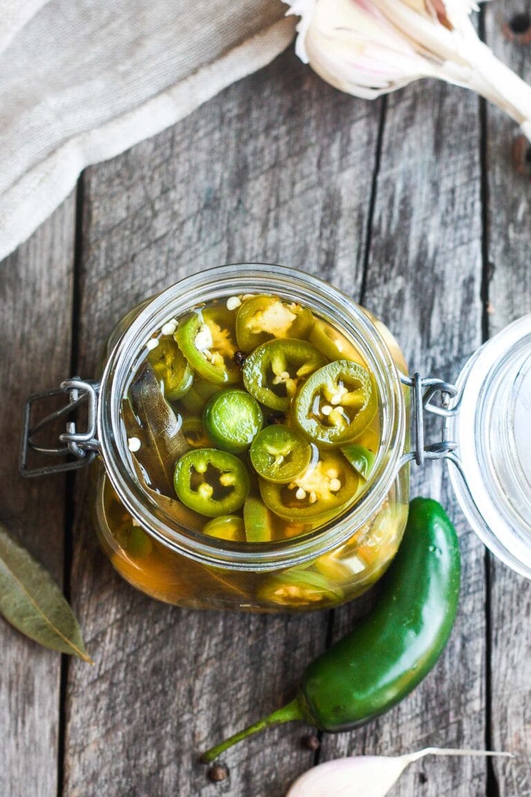 Delicious Peppery Pickled Jalapeños Feasting At Home