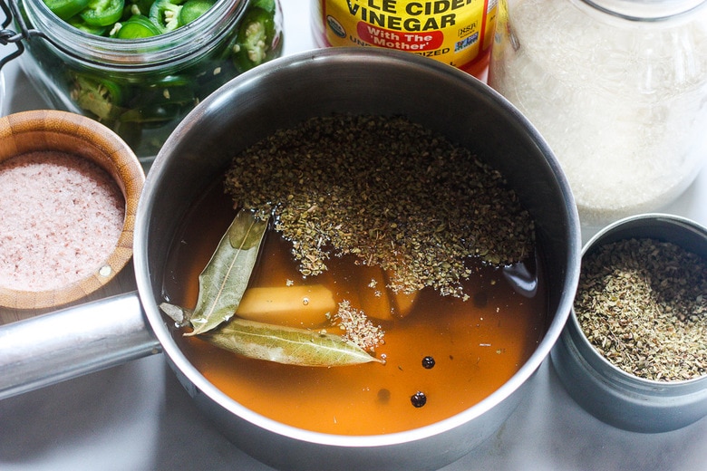 saucepan with ingredients to boil