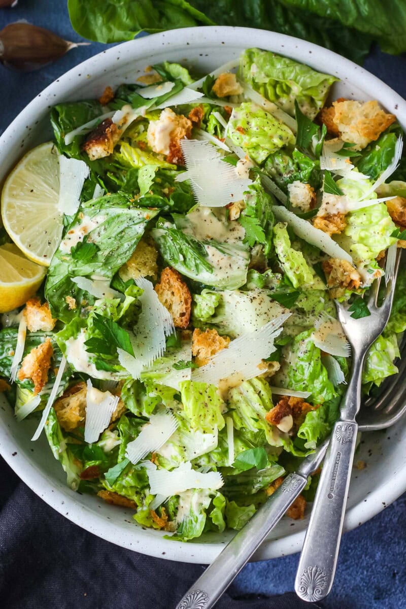 The Best Caesar Salad Dressing! Feasting At Home
