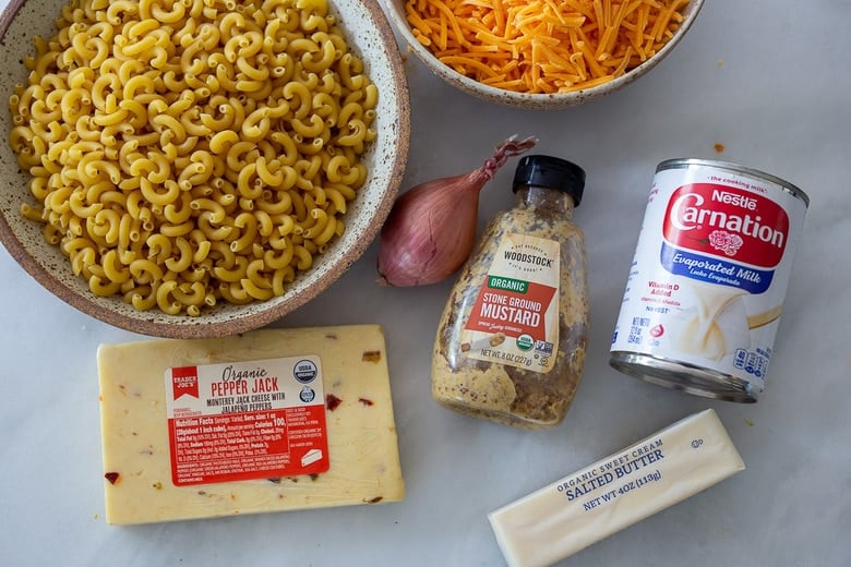 ingredients in instant pot mac and cheese
