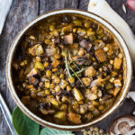 This recipe for Mushroom Lentil Stew with Fennel and Sage is earthy, hearty and richly spiced.  Delicious and vegan!